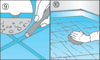 Eliminazione dello stucco in eccesso